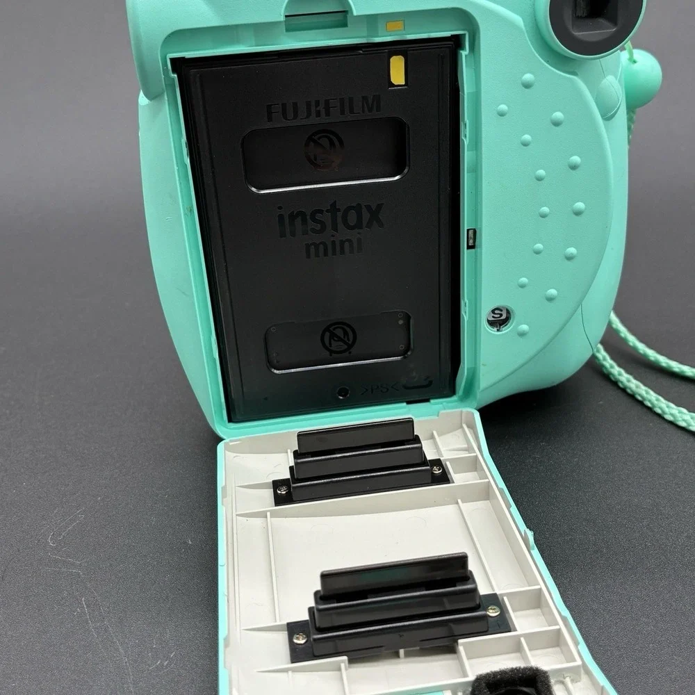Fujifilm Instax Mini 75 Instant Film Camera Seafoam Green Tested Working
